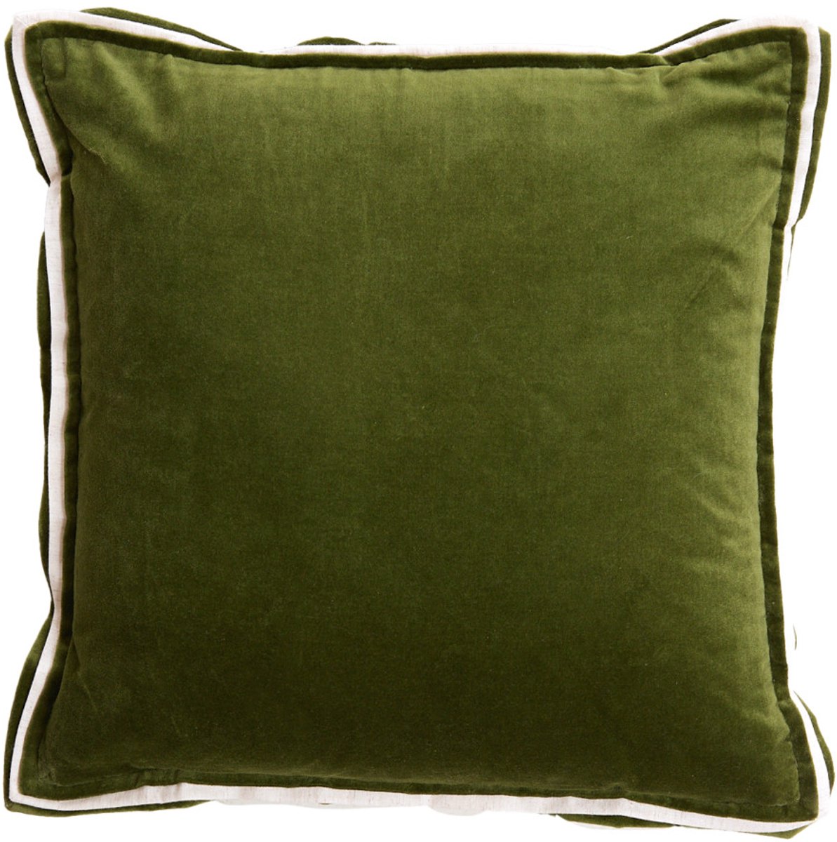 Sierkussen BAXLEY - Ø45x10 cm - Groen