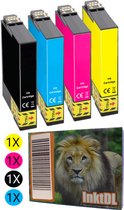 Huismerk geschikt voor Epson T0715 Inktcartridges - SX105 - SX205 - SX215 - SX218 - SX405 - SX410 - SX415 - SX510W - T0711 - T0712 - T0713 - T0714