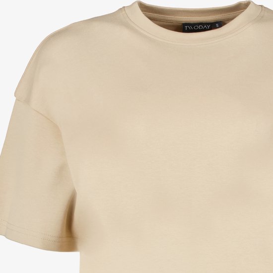 T-shirt oversize TwoDay beige pour femme - Taille L