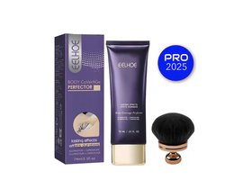 Nudaskin - Nudaskin Body Concealer Heroka - Beenbruin - Nuuday - Nuuday™ - Body Coverage Perfector - Incl. borstel - Veloris Foundation - Veloris Lichaamperfector Foundation