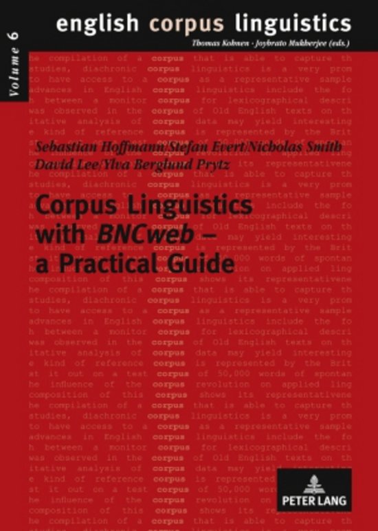 Corpus Linguistics with BNCweb - a Practical Guide - cover
