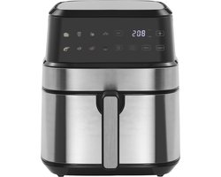 Airfryer 6,5L – Heteluchtfriteuse – 1700W – Olievrij – Mechanische Timer – Met Kookraam – Familieformaat – Gemakkelijk Schoon te Maken