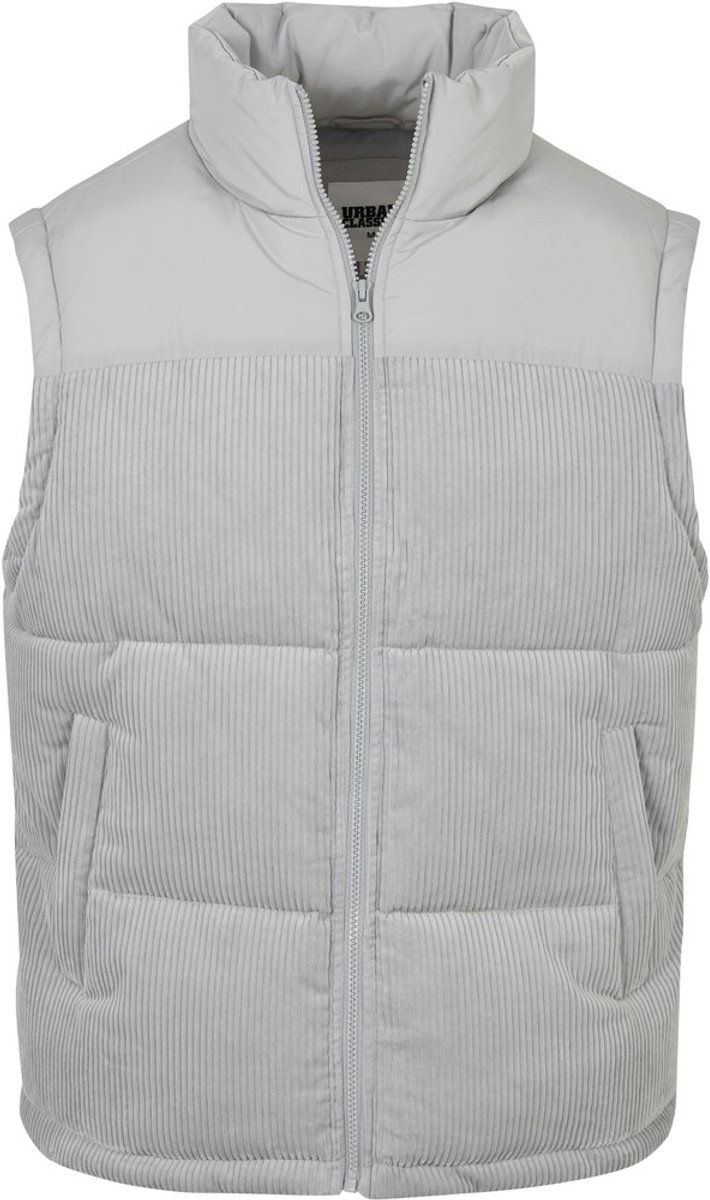 Urban Classics Cord Mouwloos jacket XXL Grijs