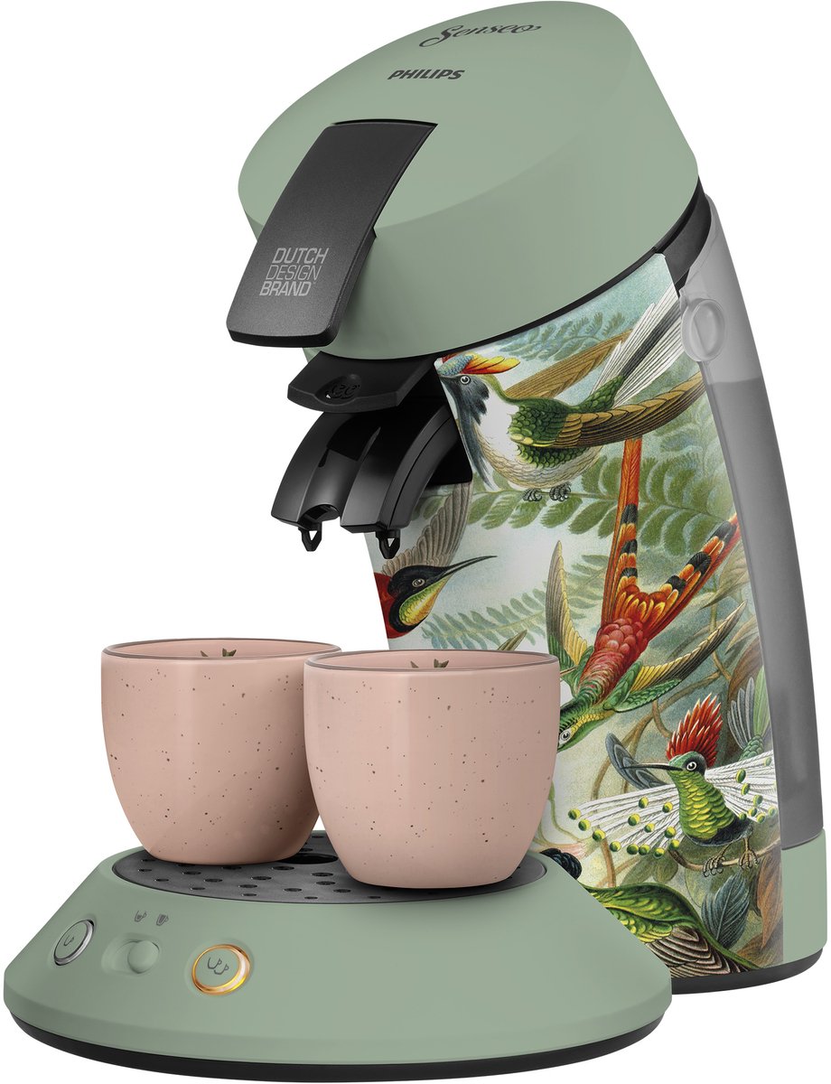Bol.com SENSEO Original Plus koffiezetapparaat - Koffiepadmachine - Limited Edition - CSA210/85 + 2 exclusieve koffiekopjes aanbieding