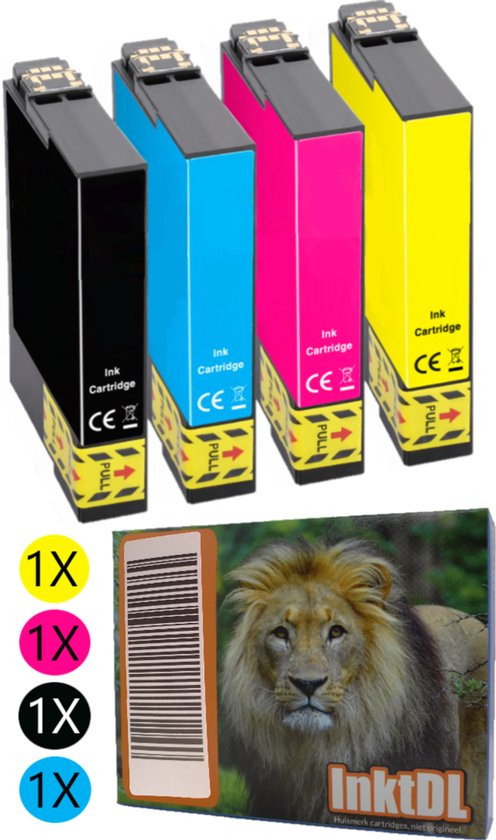 Cartouches d'encre compatibles Epson 604 / 604XL - Multipack 4 Couleurs - Convient pour Epson Expression Home XP2200, XP3200, XP4200, WorkForce WF-2910DWF, WF-2930DWF, WF-2950DWF - Cartouches d'encre - cartouche - InktDL