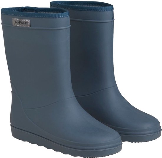 En Fant - Regenlaarzen Effen Kleur - Regenlaarzen - Dark Slate 22