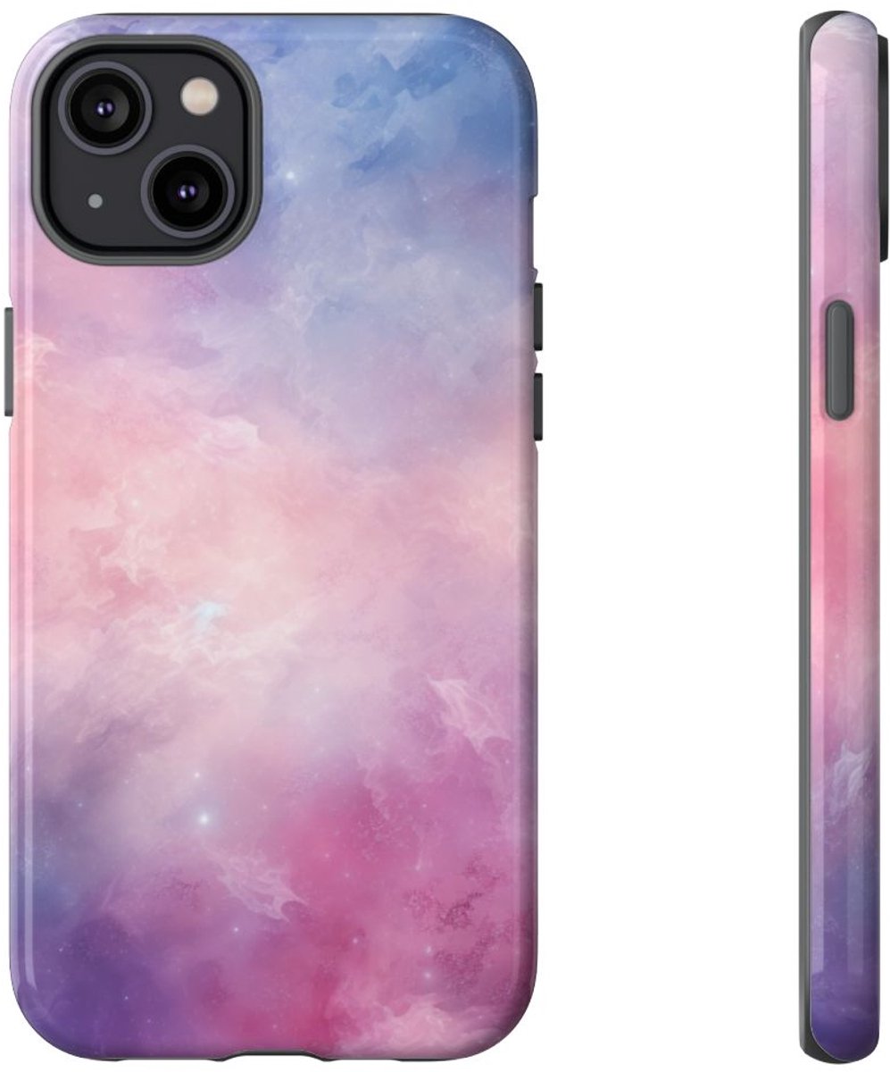 Dromerige Pastel Hemelverloop – Telefoonhoesje Geschikt voor iPhone 14 Plus