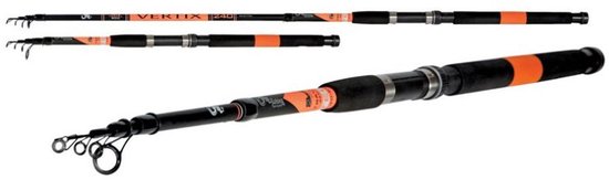 Vertix Telescopische Reishengel - 2.7m - 30-60g - Werphengel - Telescoophengel - HQ Travel Rod - Allround Hengel voor Feedervissen, Roofvissen, Witvissen van Vertix — afbeelding 3