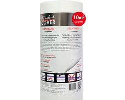 Perfect Cover® Standaard Zelfklevend Afdekvlies - 10m² - Voor Alle Oppervlakken - Professionele Kwaliteit Stucloper & Afdekfolie - Bescherming Tijdens Bouw & Renovatie - 170GSM - Vertrouwd door Professionals - Beter Dan Prima!