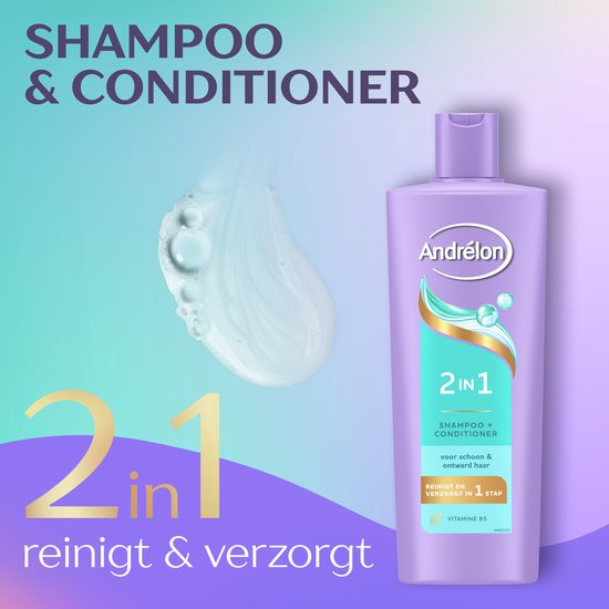 Andrélon - 2-in-1 Shampoo en Conditioner - 6 x 400 ml