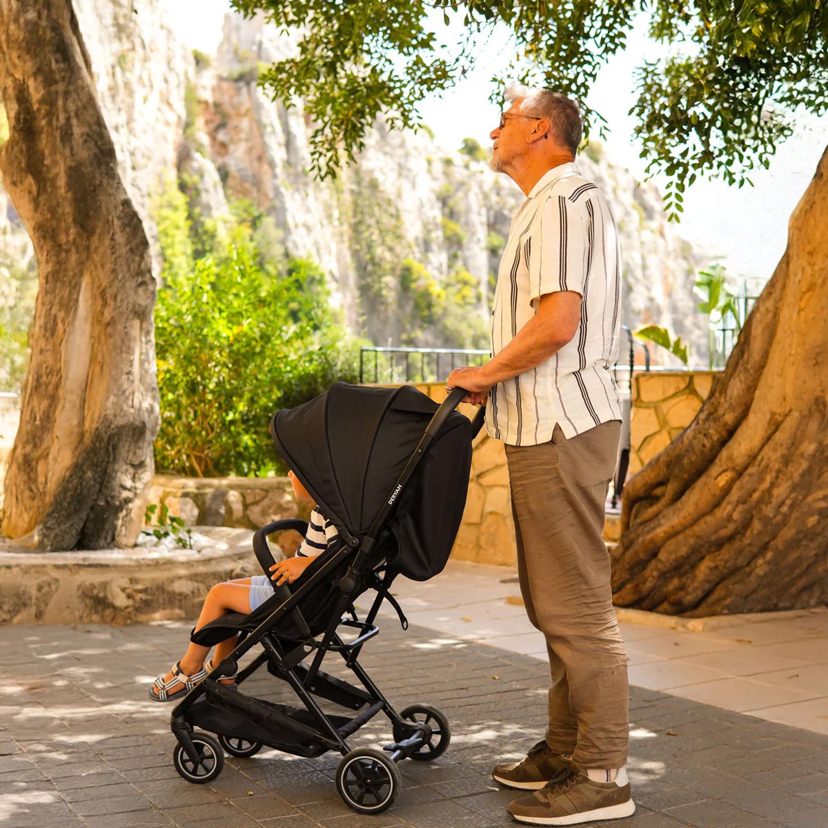 Deryan Easy Luxe Buggy - Lichtgewicht - Compact - Inklapbaar - Blauw – foto 4