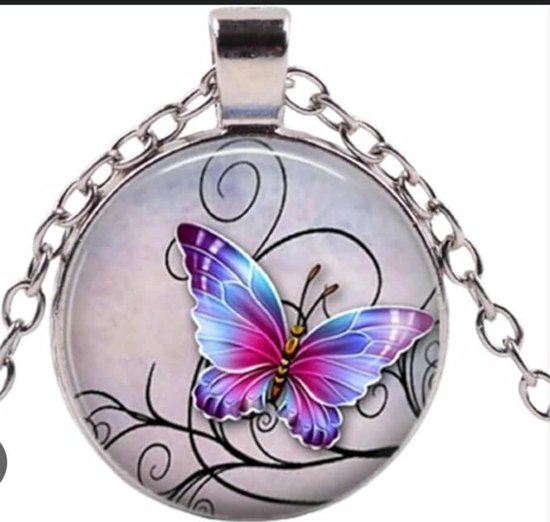 vrouwelijke tiener meisje verstelbare ketting leuke sieraden hanger vlinder ketting set | NL