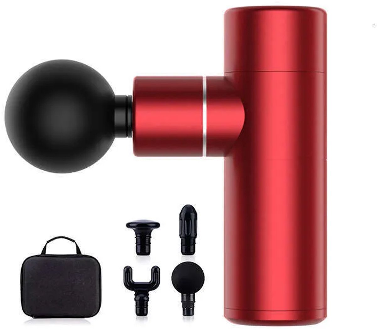 Massagepistool Rood - Massage - Massagegun - reisversie - rood