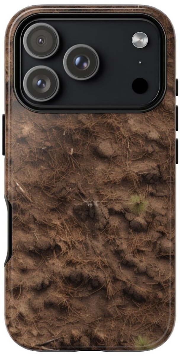 Bosgrond met Dennennaalden – Telefoonhoesje Geschikt voor iPhone 17 Pro