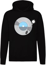 T-shirt Homme Coton Gildan 5000 - Motif Disque Vinyle/DJ - Coupe Regular - Neuf Fabriqué Sur Commande