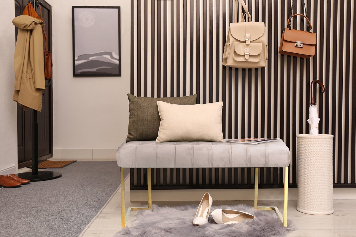Floraya - Bankje Althea - Taupe - 100x47x45cm (LxBxH) - Draagvermogen 130KG