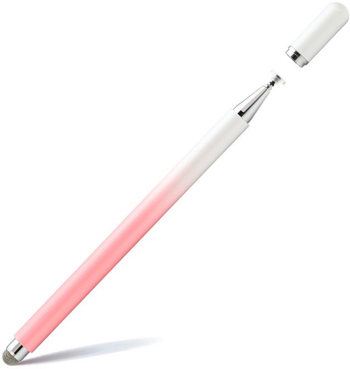 Jumalu 2-in-1 Stylus Pen – Universele Touchscreen Pen voor iOS & Android tablets – Roze