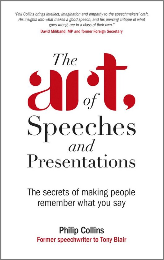 The Art of Speeches and Presentations - cover