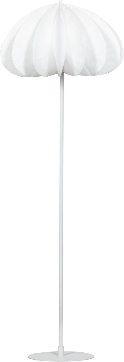 WOOOD Dalia vloerlamp - Papier - Wit - 150xØ50 cm