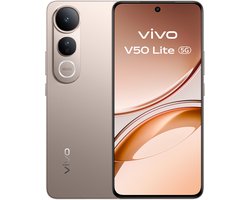 VIVO V50 Lite 5G 17,2 cm (6.77") Dual SIM Android 15 USB Type-C 8 GB 256 GB 6500 mAh Goud