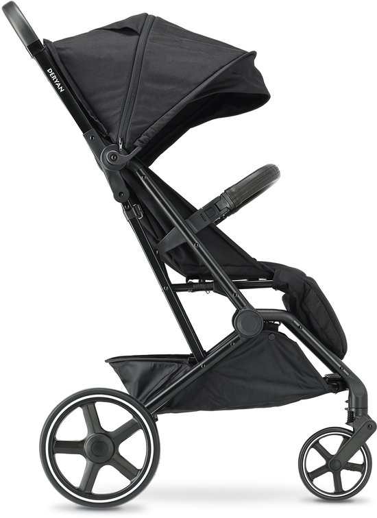 Deryan Luxe XP Buggy XL – Compact lichtgewicht – Zwart