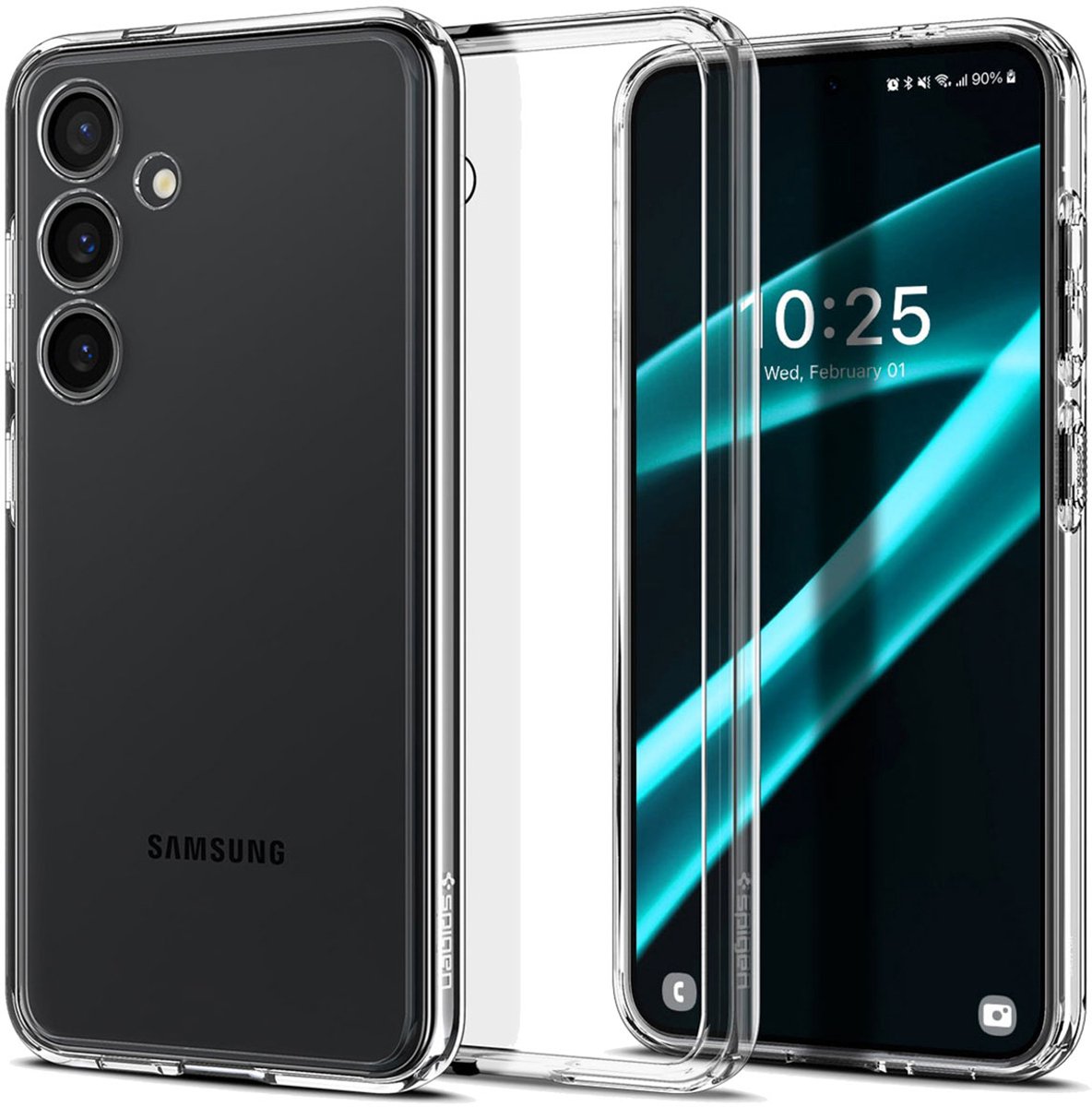 Spigen - Samsung Galaxy S24+ hoesje - Ultra Hybrid - Transparant