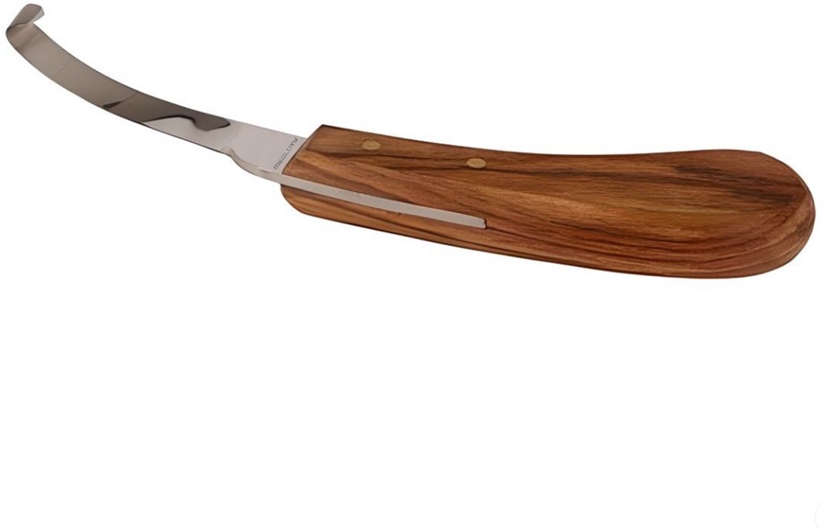 MEDLUXY® Pro - Hoefmes - Rechts - Smal - klauwmes, hoefkrabber, hoefverzorging