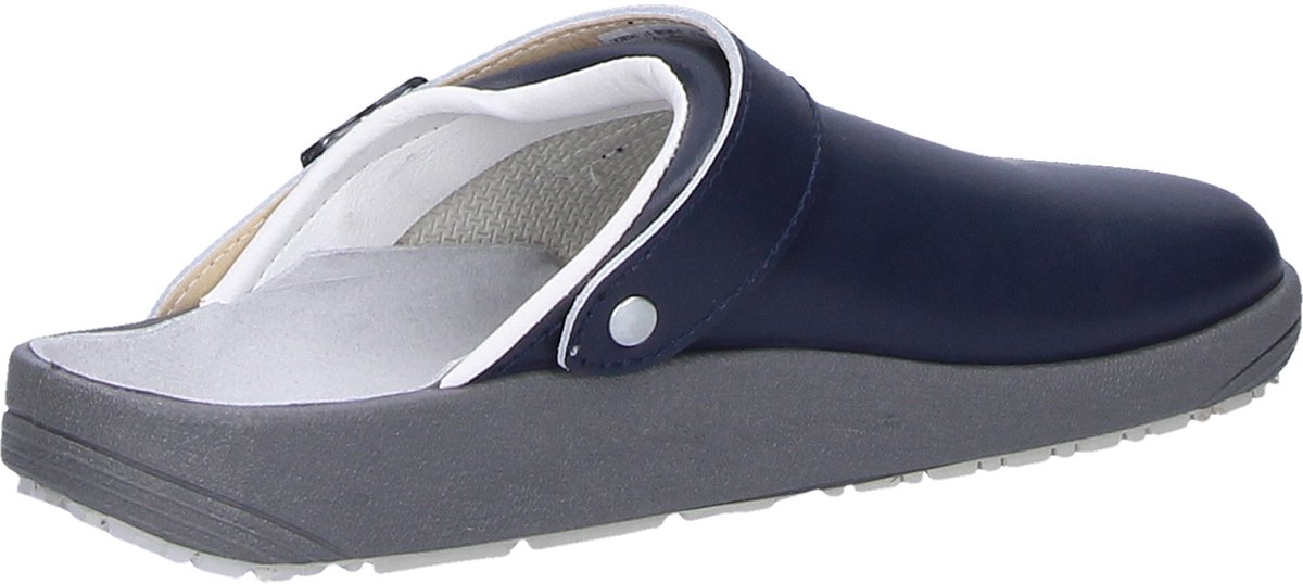 Abeba Work Shoes Rubber Medizinische Clog – Leder, Src, Sanitätsclog Marine-47
