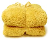Unique Living | Teddy plaid 150x200cm bamboo yellow