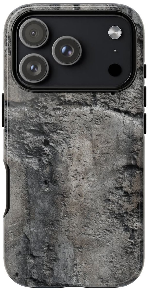 Dystopische Betonstructuur – Telefoonhoesje Geschikt voor iPhone 17 Pro