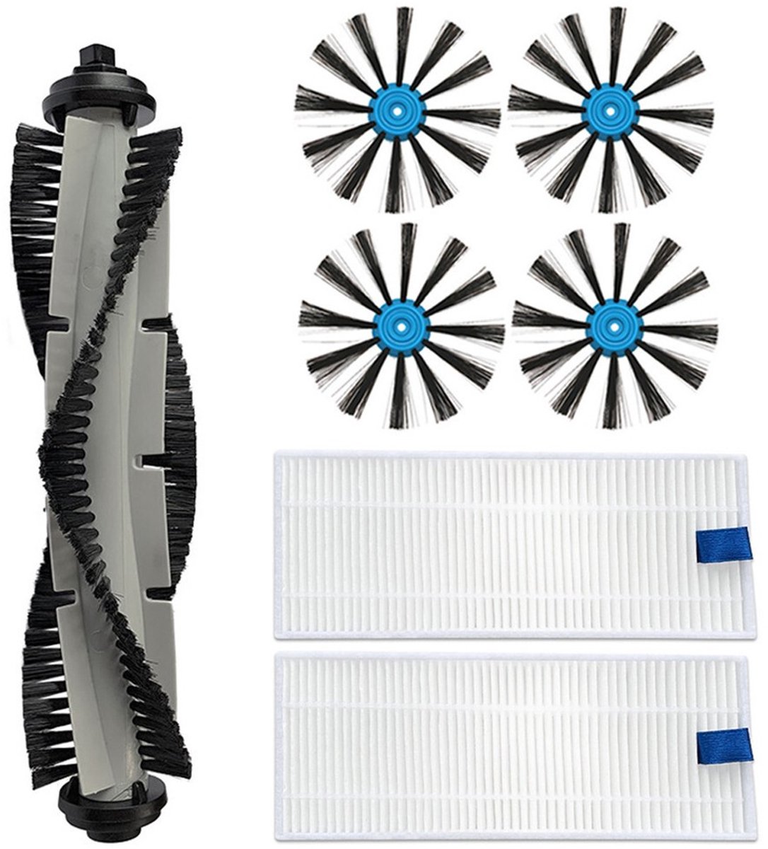 Geschikt voor Bissell 3115 veegrobotrolborstel zijborstel HEPA-filter reinigingsdoek