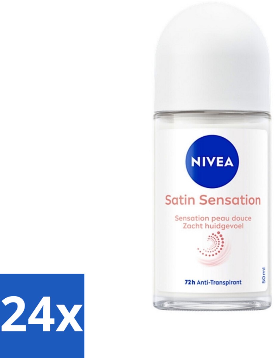 24 x Nivea - Deodorant - Roller - Soft Touch - Anti-Transpirant 50 ml - NIVEA Soft Touch Deodorant Roller - Anti-transpirant - 48 Uur Bescherming - Hydraterende Deodorant - Okselhuid Verzorging