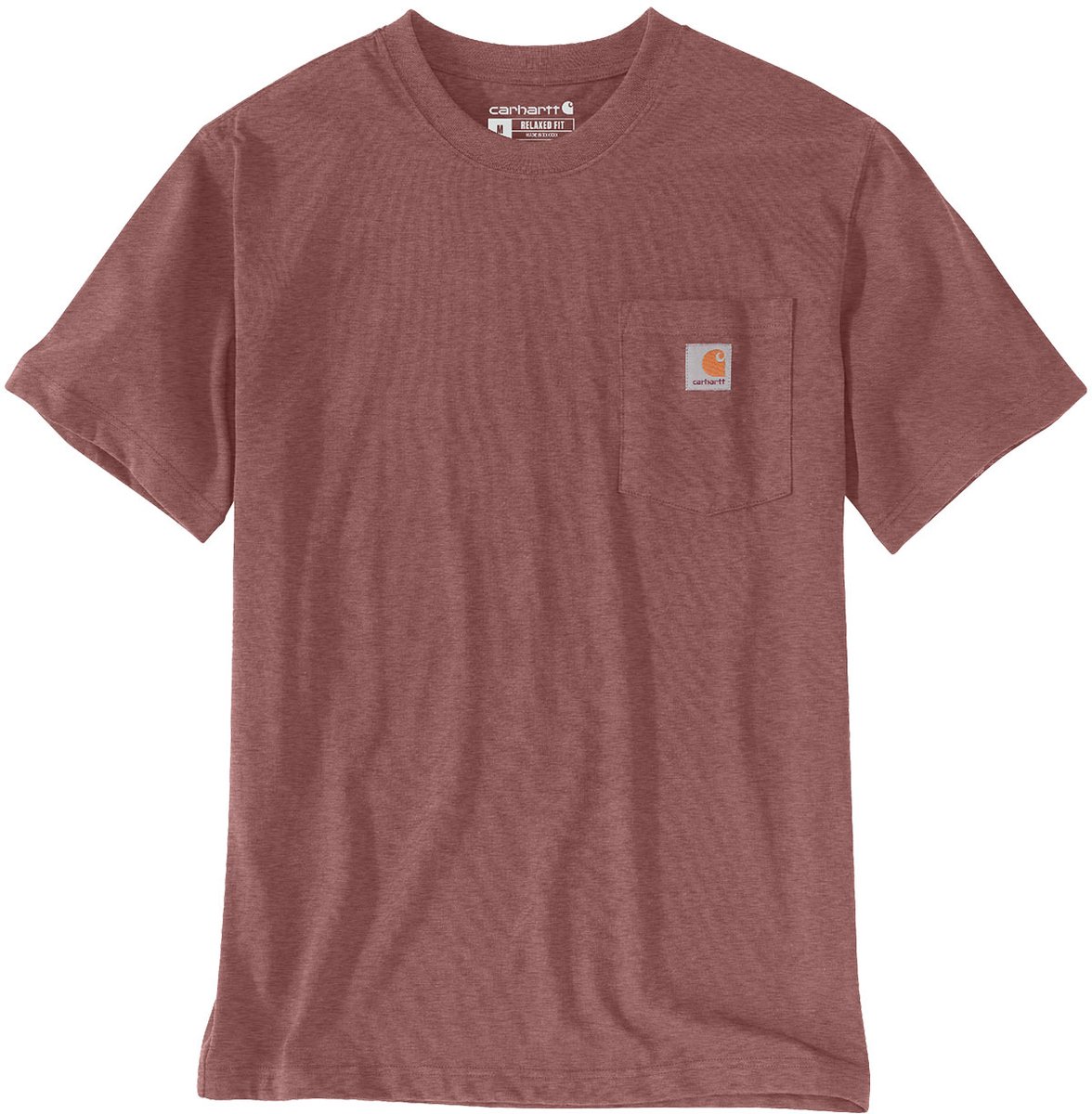Carhartt K87 Pocket S/S T-Shirt 103296 -XS Apple Butter Heather