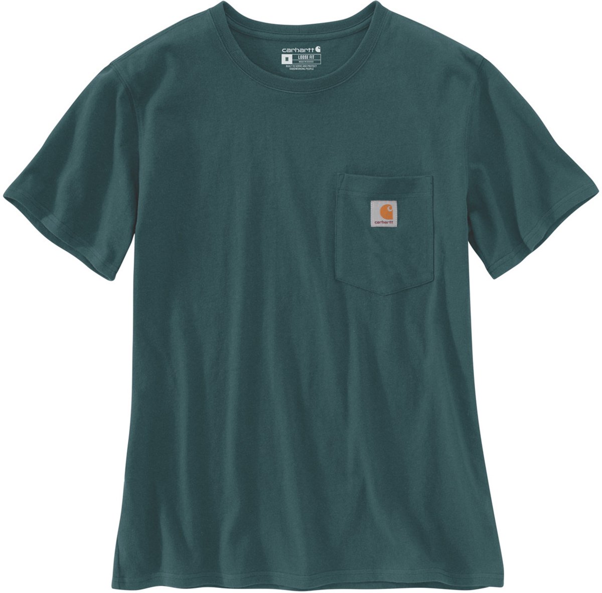Carhartt Damen Workw Pocket S/S T-Shirt 103067 -S Greenstone