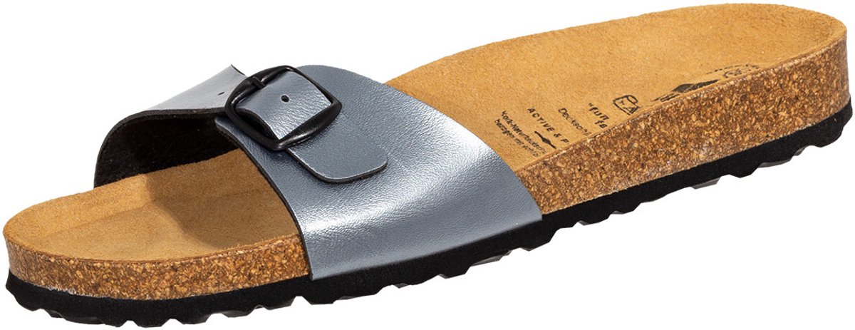 Lico Casual schoenen Lico Bioline muilezels antraciet