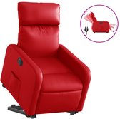 vidaXL - Fauteuil releveur électrique - similicuir - rouge