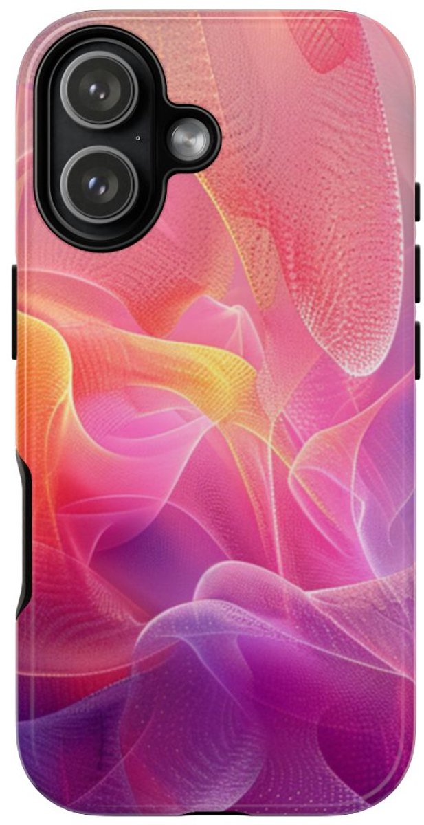 Kleurrijk Abstract Lichtfractal Design – Telefoonhoesje Geschikt voor iPhone 17