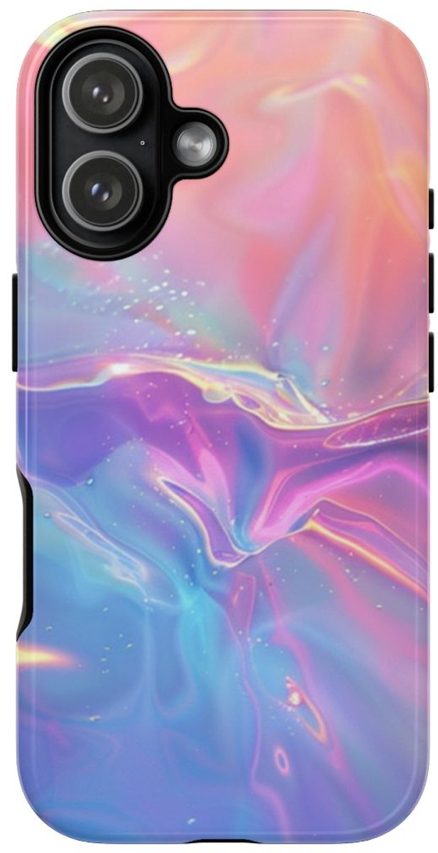 Holografisch Gradient Abstract Ontwerp – Telefoonhoesje Geschikt voor iPhone 17
