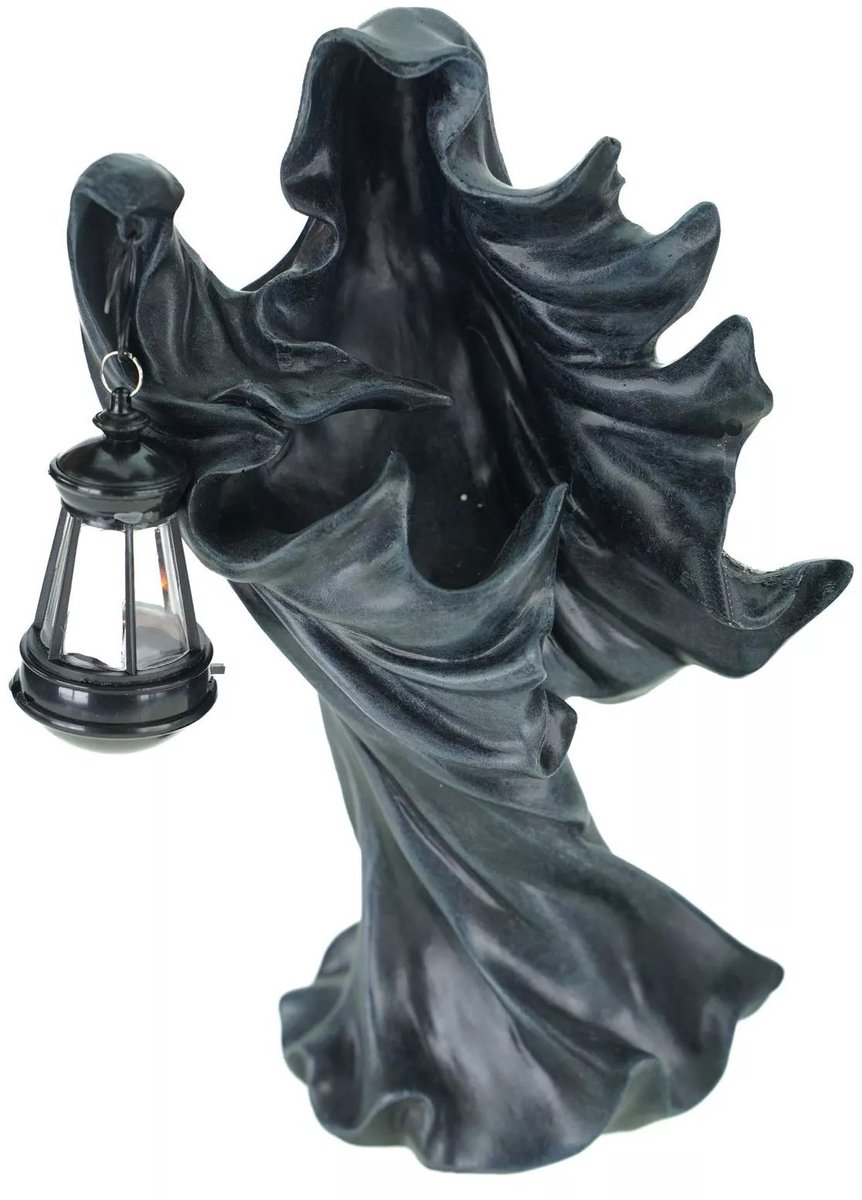 Boutique Trukado - Grim Reaper Lost Soul Met Lantaarn - LED - (hxbxdx) ca. 27cm x 17cm x 10cm