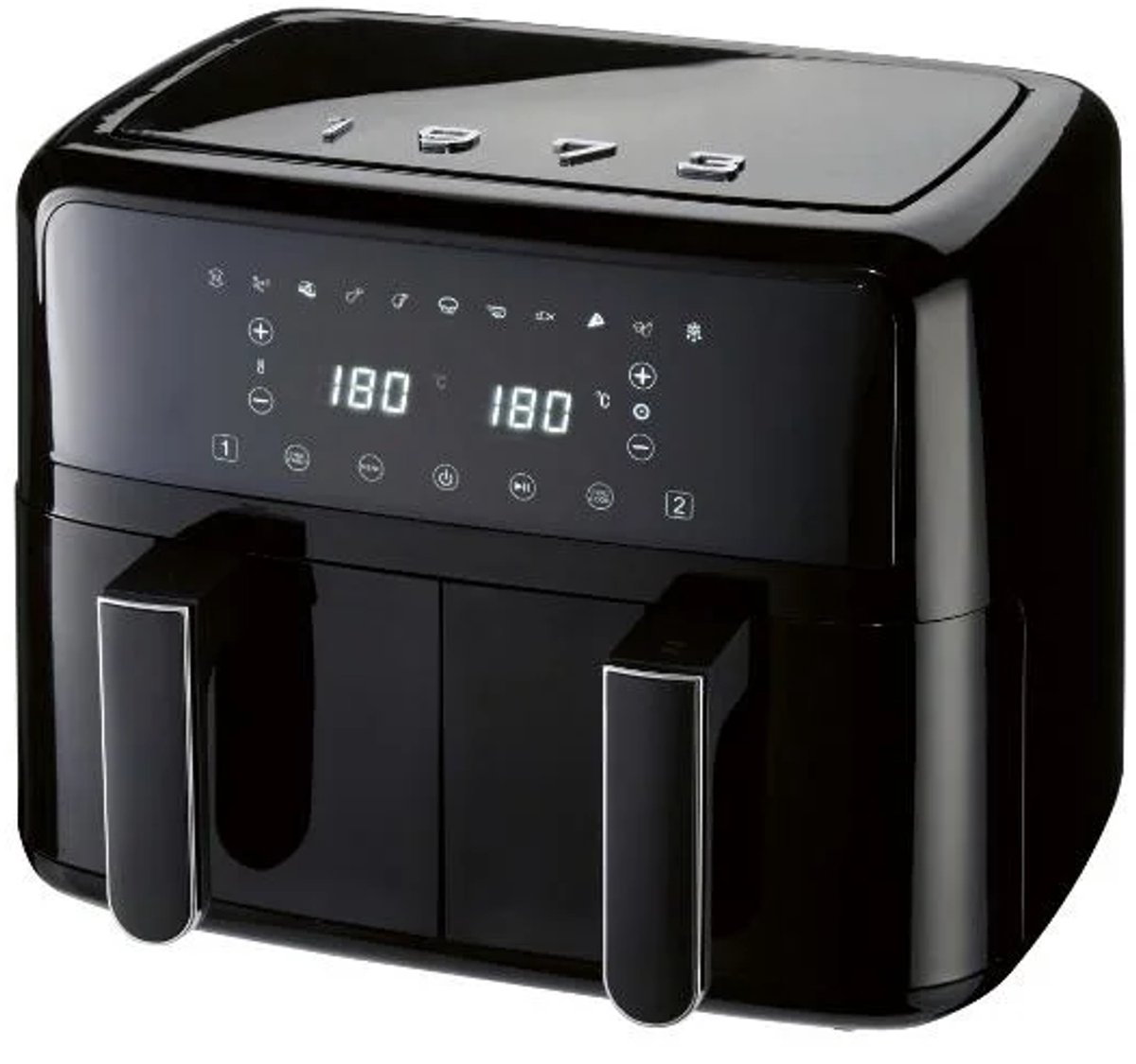 SILVERCREST® Heteluchtfriteuse 8,7L 2600W Zwart