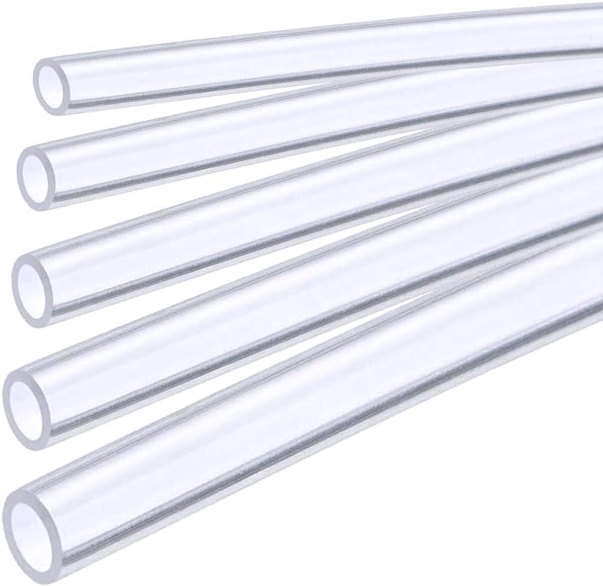Flexibele siliconen slang 4mm x 6mm transparant 2m - hoge temperaturen, waterleiding
