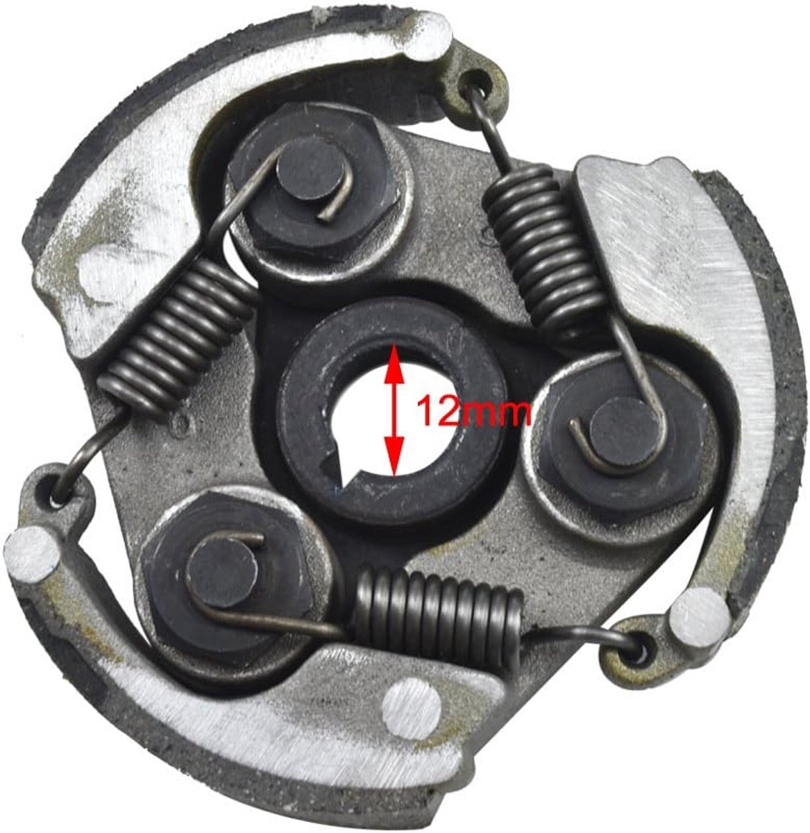 Generieke 3-klauw centrifugaalkoppeling voor 43- 47 en 49 cc pocketbikes- crossmotoren- minibikes en quads