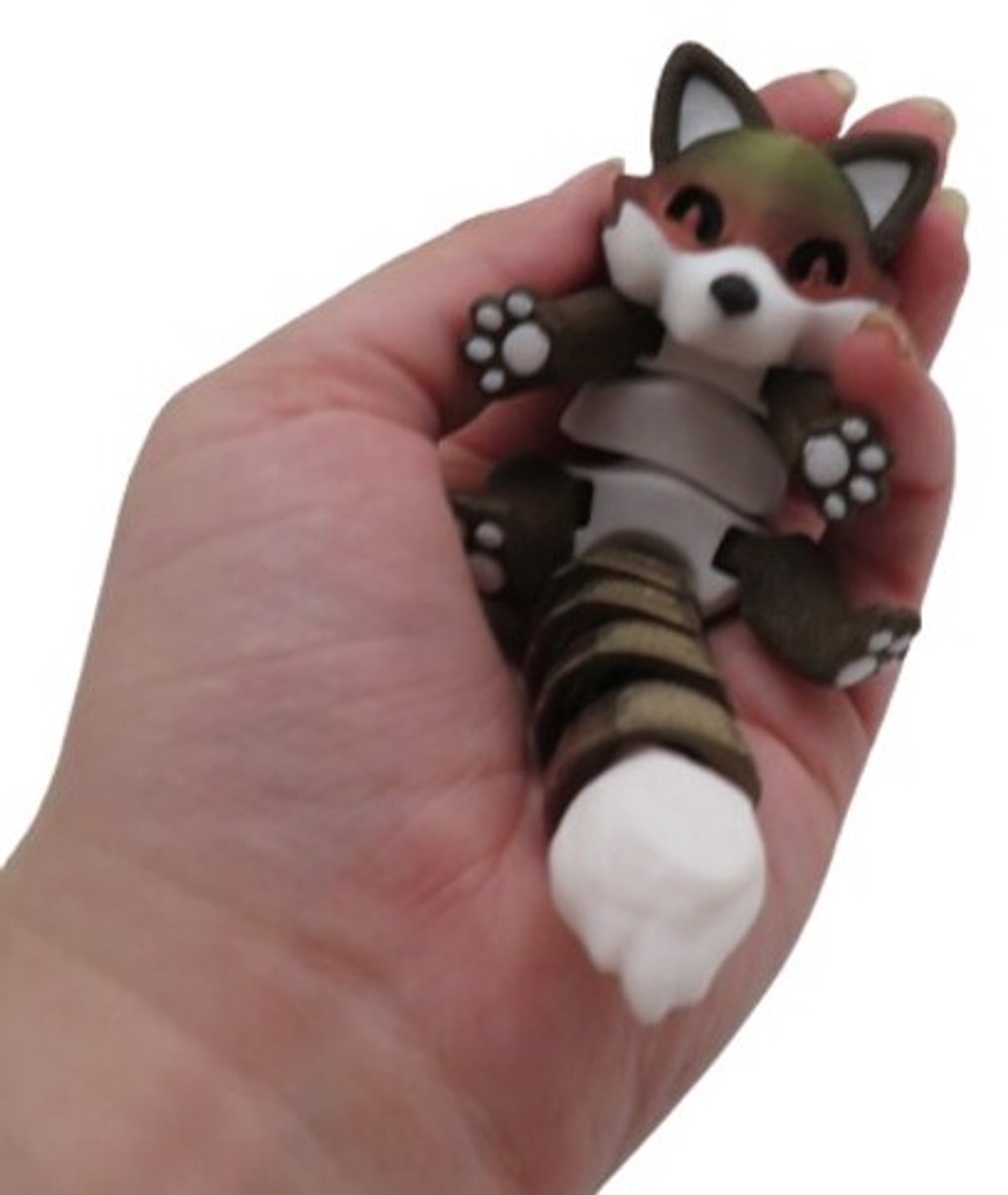 Vera's Arts & Dice | Vos Figuur - Foxes - Speelgoed - Verzamelobject - Decoratie - Bruin - Woud - Bos