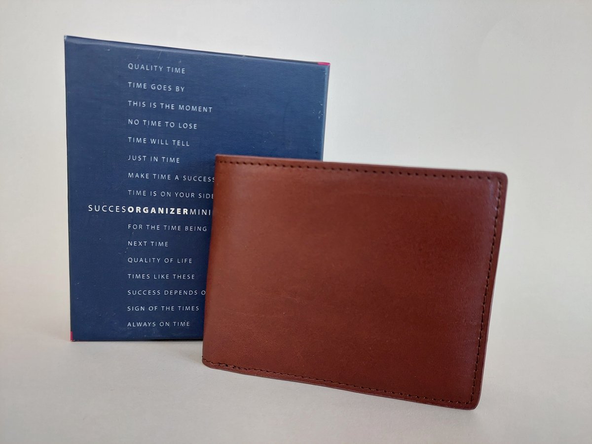 Succes - Billfold portefeuille - lederen - cognac