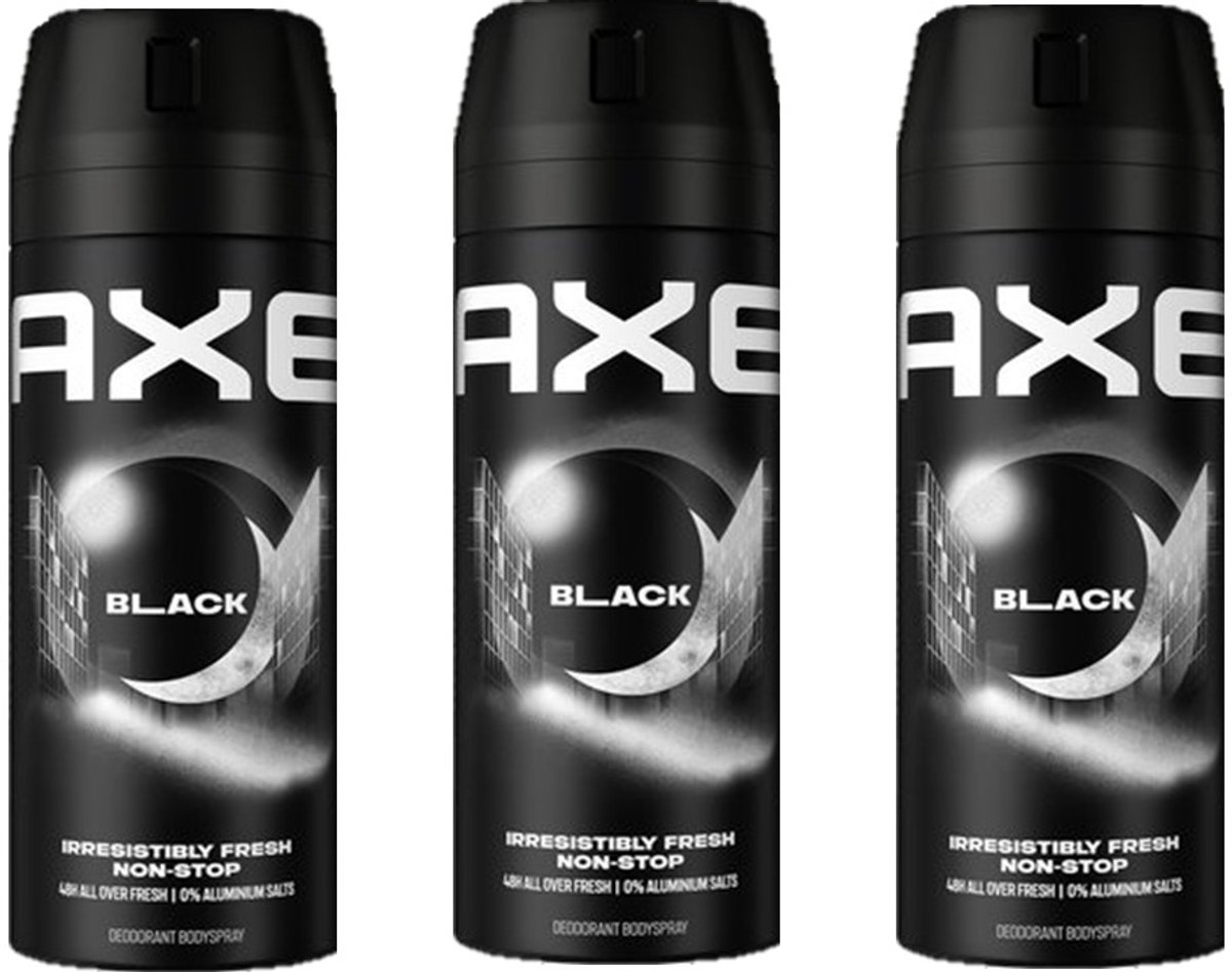 AXE Deo Spray - BLACK - 3 x 150 ml