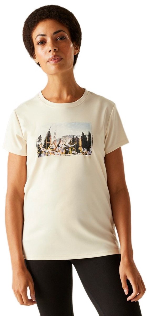 Regatta Fingal Ix T-shirt Met Korte Mouwen Vrouw Light Vanilla