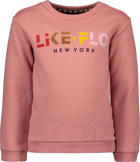 Like FLO Meisjes Sweater - licht roze - Maat 140 | bol.com
