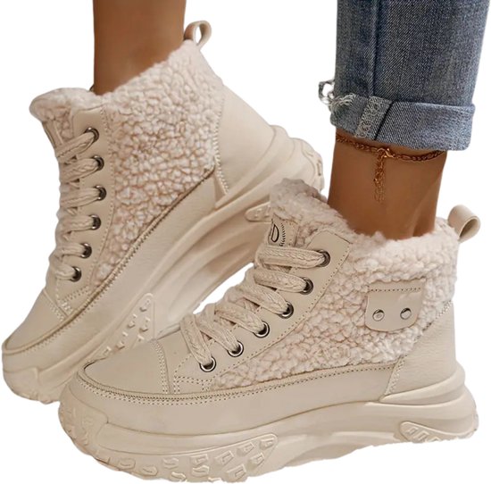Bottes de neige pour femme Livano Femme - Raquettes - Bottes de neige pour femme - Sports d'hiver - Gadgets de ski - Kaki - Pointure 40,5
