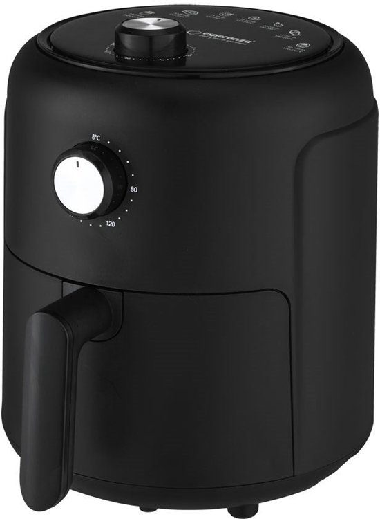 Esperanza Heteluchtfriteuse 2,6L 1000W Olievrij Zwart - Esperanza - €29,95