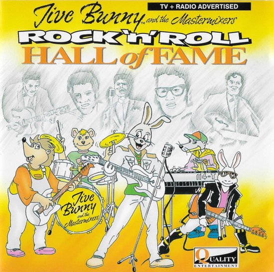 JIVE BUNNY AND THE MASTERMIXERS - ROCK'N'ROLL HALL OF FAME - CD ALBUM